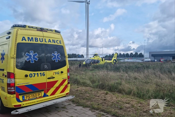 Hulpdiensten groots ingezet bij bedrijfspand