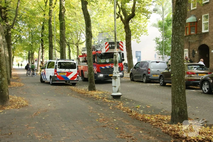 Brand in souterrain van woning