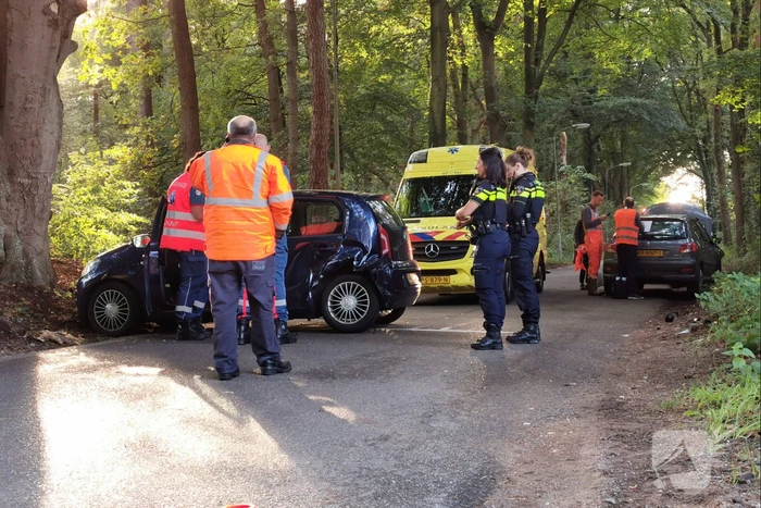 Verkeersopstopping na verkeersongeval