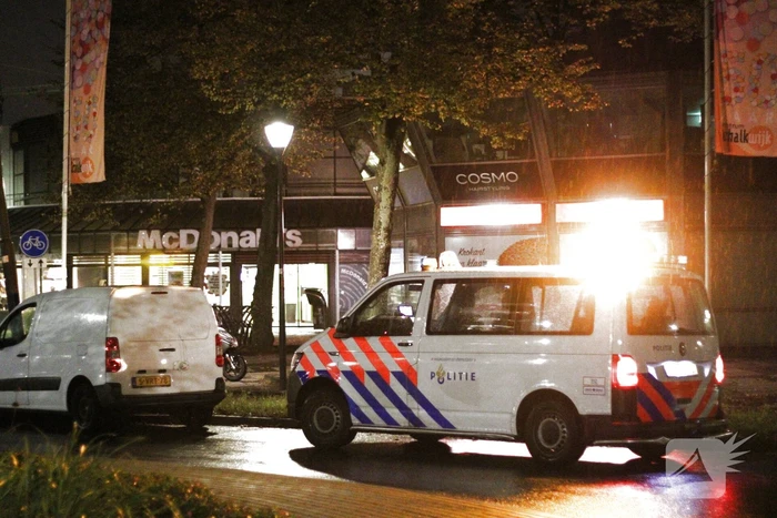 Bestuurder eindigt tegen verkeerspaal