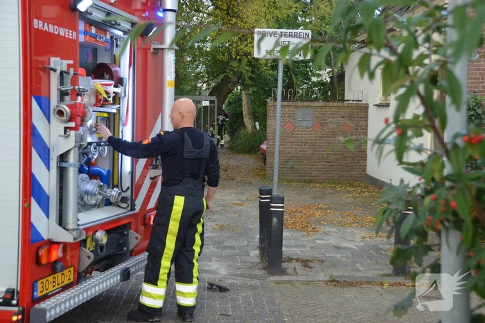 Dak vat vlam na werkzaamheden dakdekkers