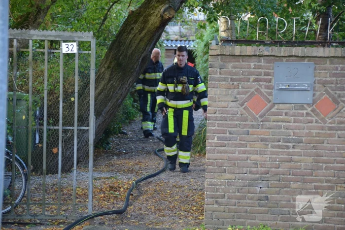 Dak vat vlam na werkzaamheden dakdekkers