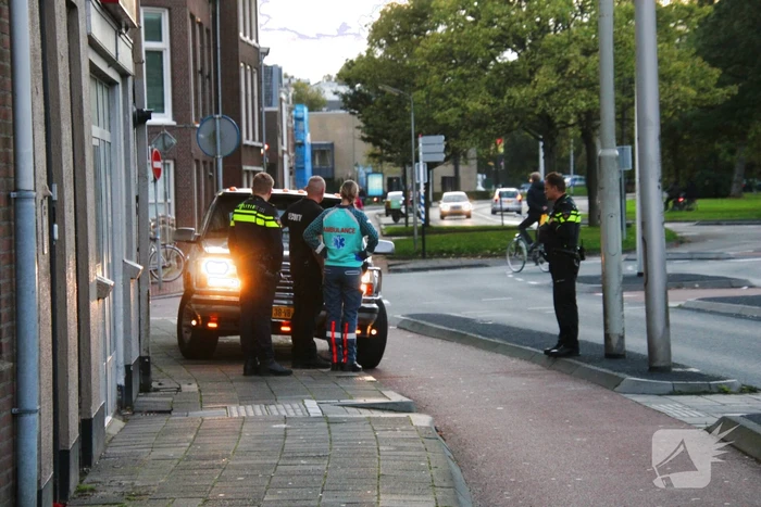 E-biker aangereden door pick-up truck