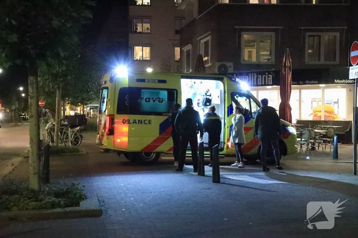 Ongeval tussen auto en scooter