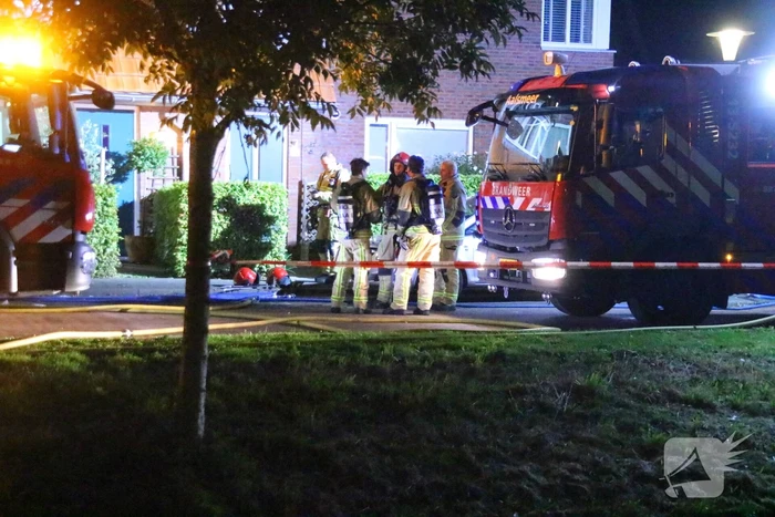 Dakgedeelte verwoest na brand