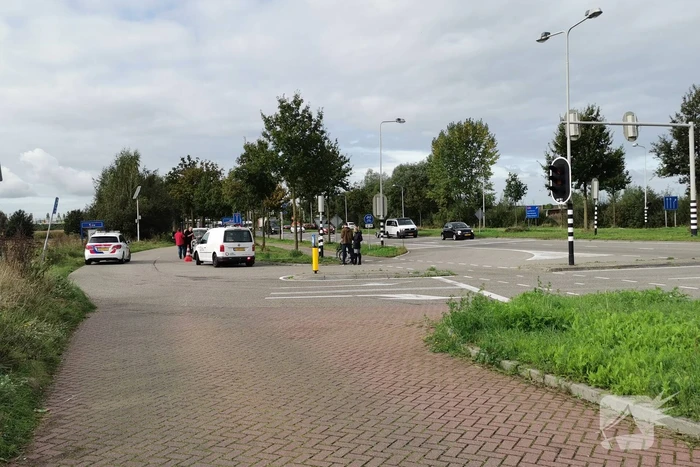 Scooterrijder gewond bij botsing met fietsster