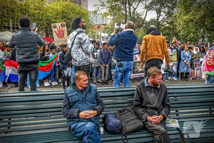 Eritreeërs demonstreren tegen Libië