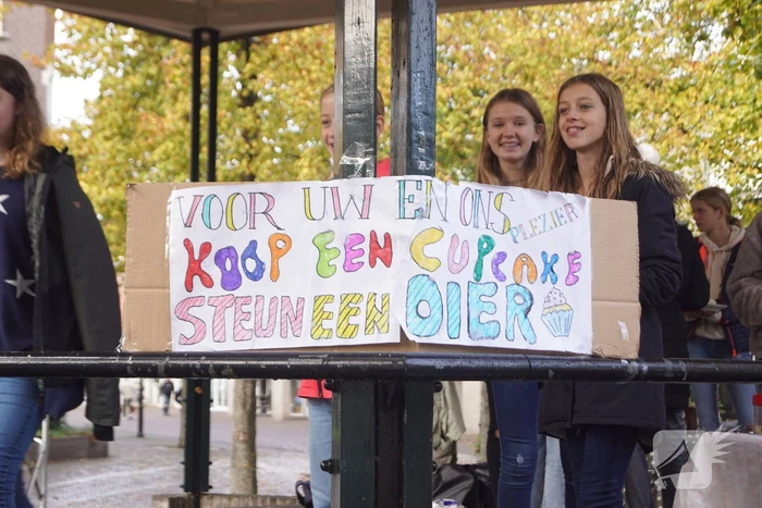Leerlingen halen geld op voor Stichting Dierenzorg Eemland