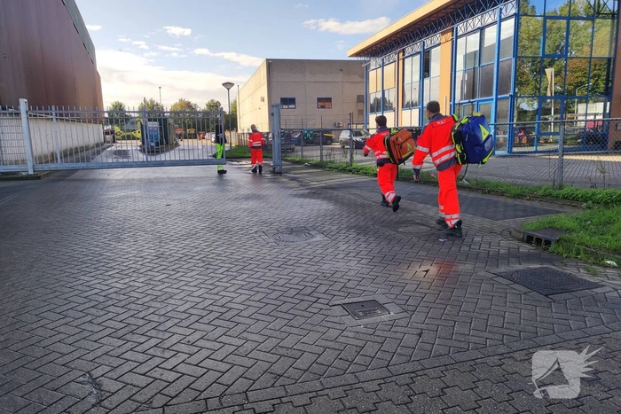 Traumahelikopter landt op bedrijventerrein Kievitsmeent