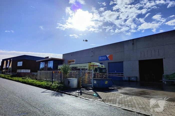Traumahelikopter landt op bedrijventerrein Kievitsmeent