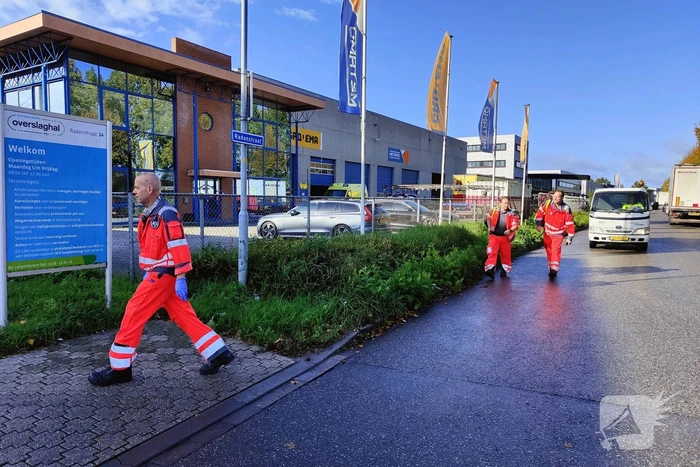 Traumahelikopter landt op bedrijventerrein Kievitsmeent