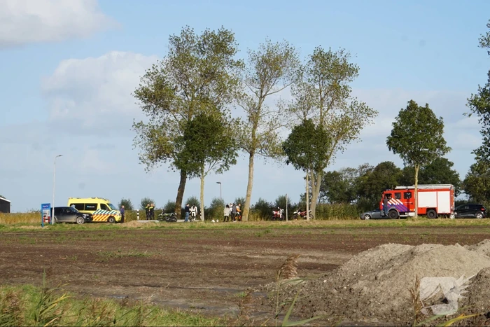 Motorrijder loopt letsel op bij verkeersongeval
