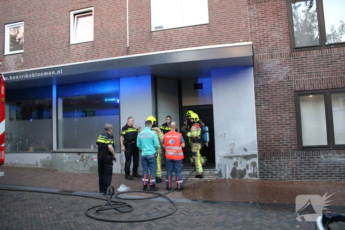 Brand in gebouw snel geblust