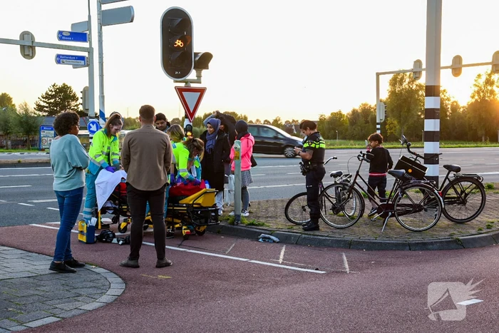 Fietser gewond bij botsing