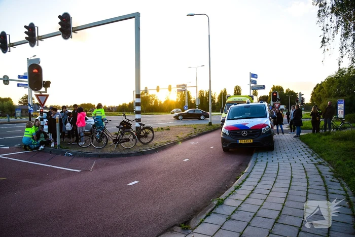 Fietser gewond bij botsing