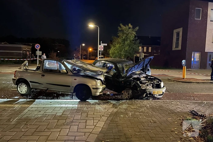 Twee gewonden bij ernstig ongeval