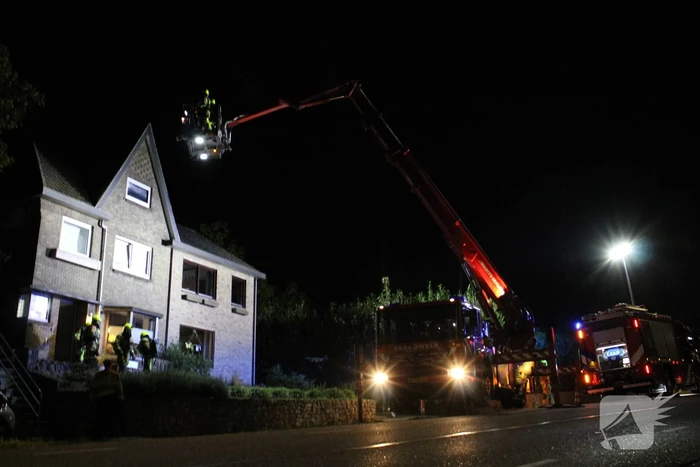 Schoorsteenbrand in vrijstaande woning