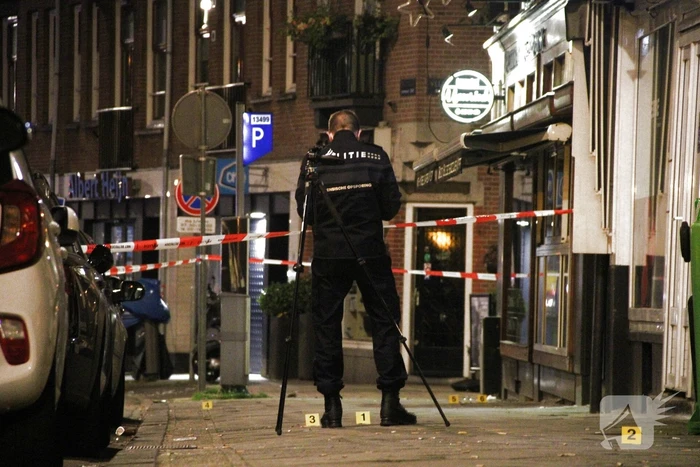 Kogelinslagen bij café De Rab