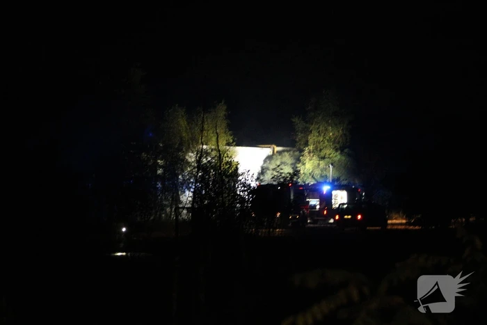Opnieuw brand in leegstaande loods