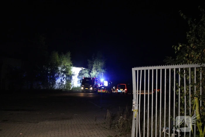 Opnieuw brand in leegstaande loods