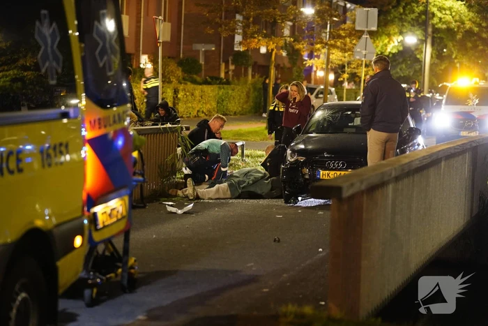 Ernstig ongeval tussen snorfietser en personenauto