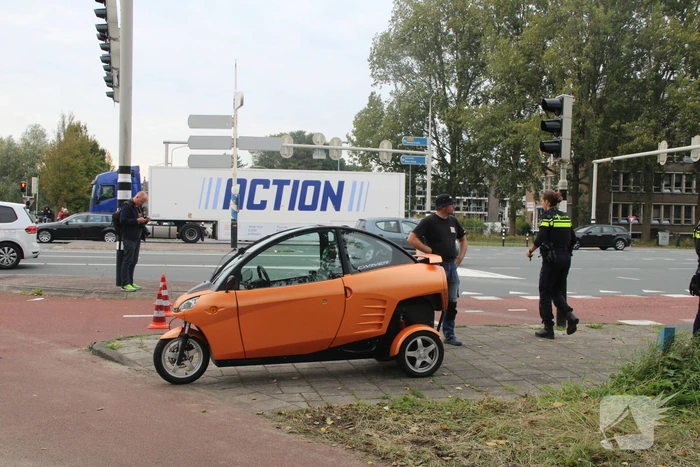 Fietser gewond bij botsing met elektrische driewiel brommer