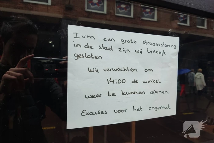 Grote stroomstoring treft NS-station