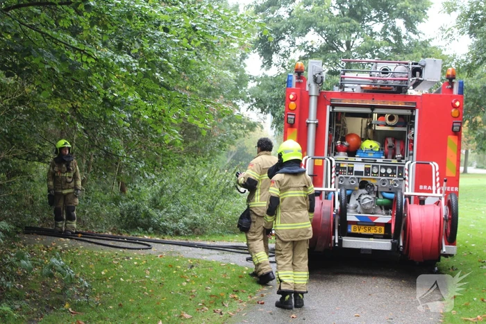 Brand in Timorbos snel gedoofd