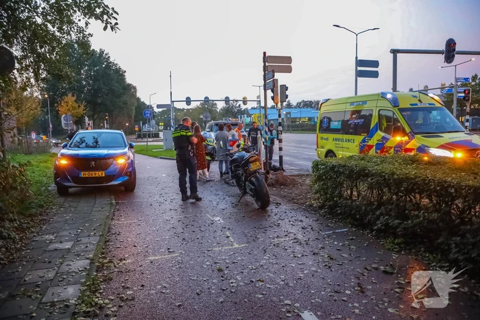 Motorrijder gewond na valpartij bij beruchte stoplicht