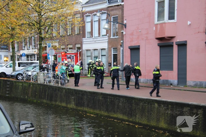 Brand in pand van restaurant Bella Roma