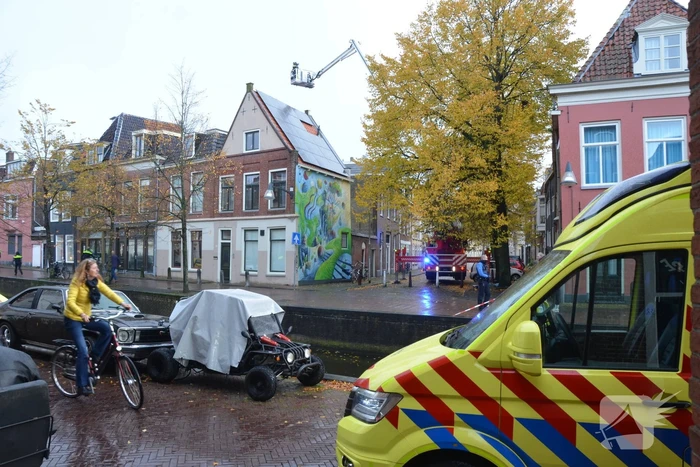 Brand in pand van restaurant Bella Roma