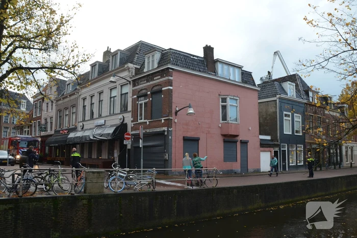 Brand in pand van restaurant Bella Roma
