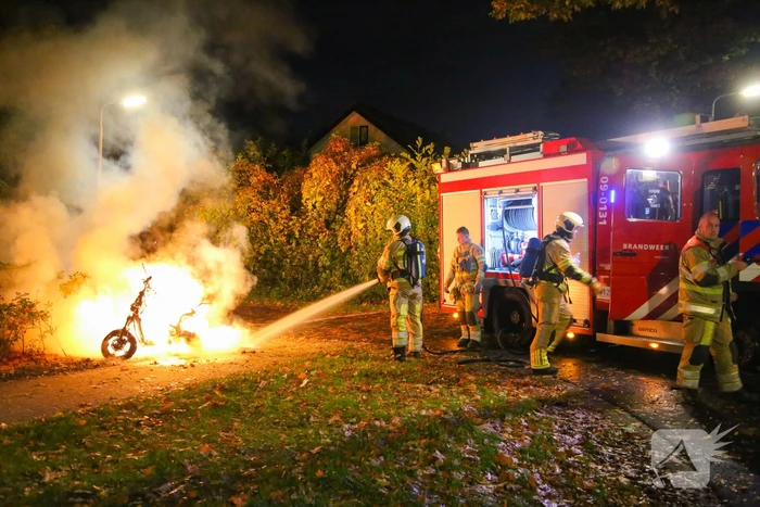 Opnieuw brand in deelscooter van Go-Sharing