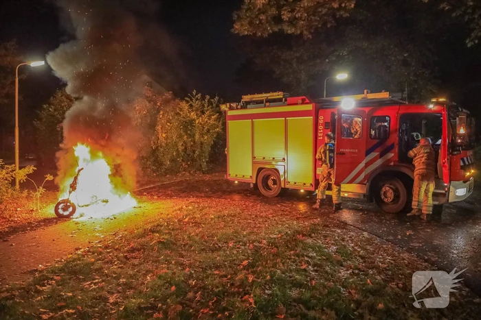 Opnieuw brand in deelscooter van Go-Sharing