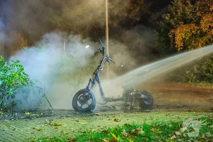 Opnieuw brand in deelscooter van Go-Sharing