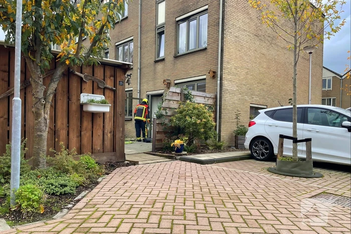 Gasleiding geraakt bij werkzaamheden