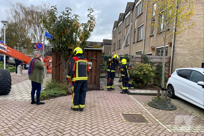 Gasleiding geraakt bij werkzaamheden