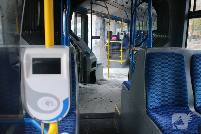 Brand in GVB-stadsbus