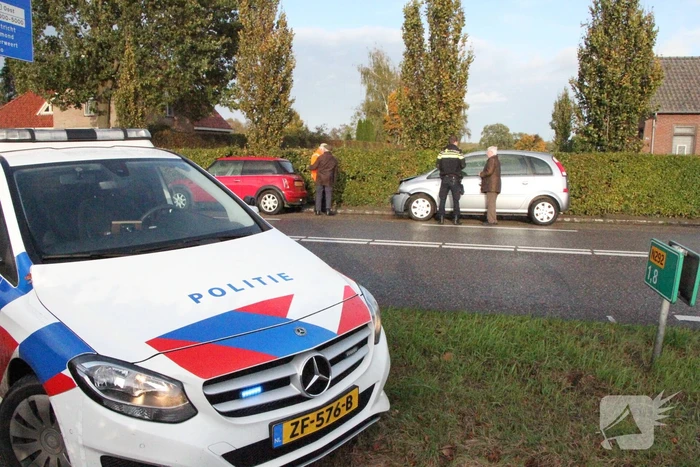 Inzittende gewond bij kop-staart aanrijding