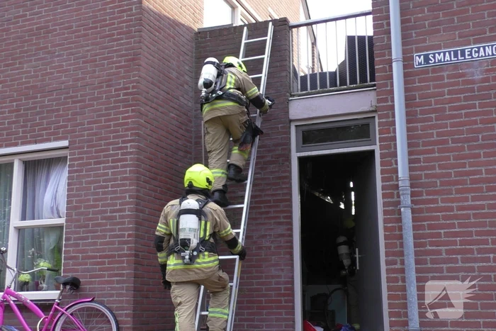 Veel schade door brand bij woning