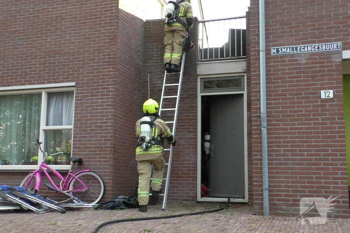 Veel schade door brand bij woning