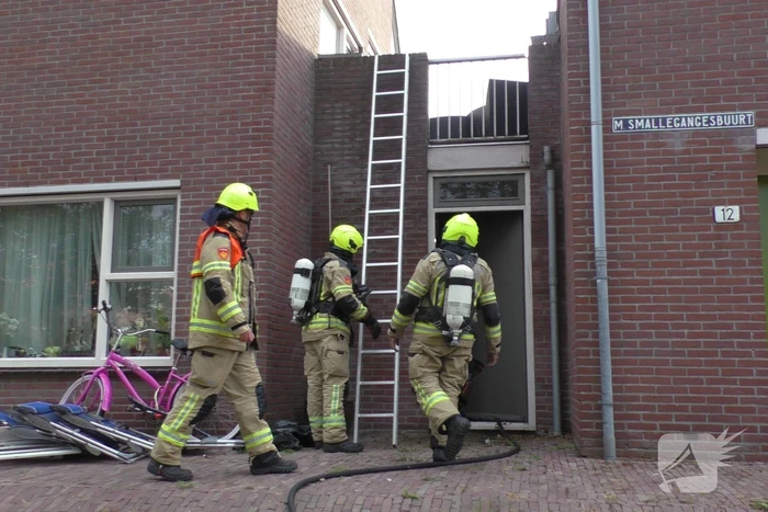 Veel schade door brand bij woning