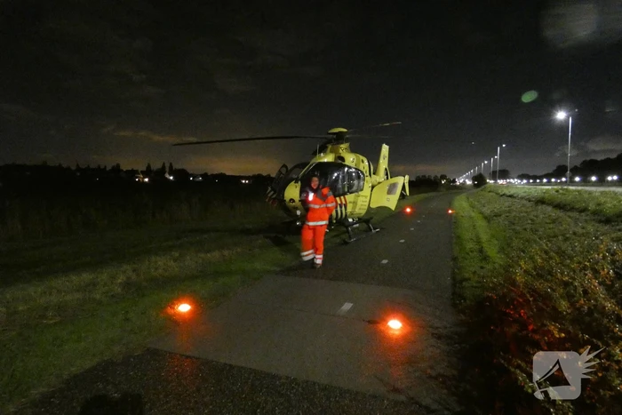 Traumaheli ingezet voor incident