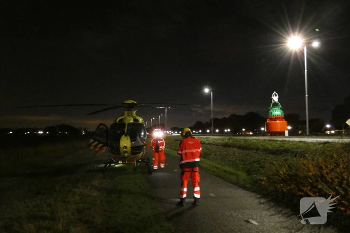 Traumaheli ingezet voor incident