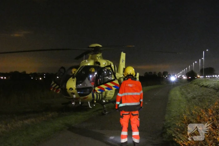 Traumaheli ingezet voor incident