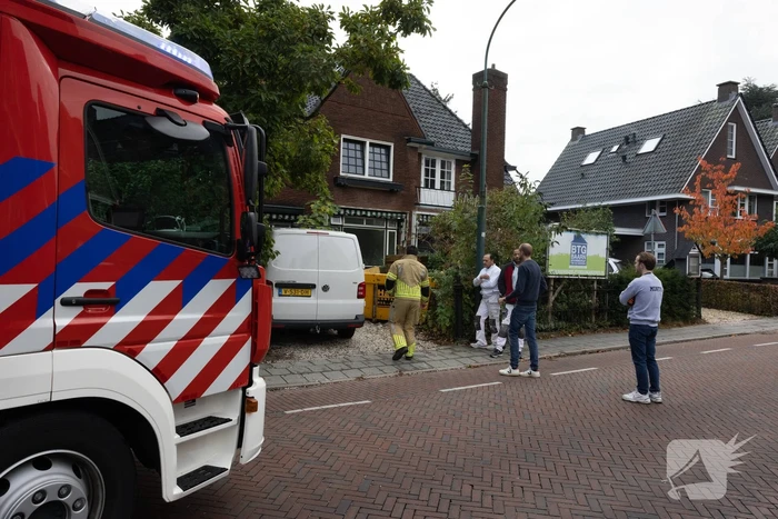 Gaslek bij werkzaamheden in woning