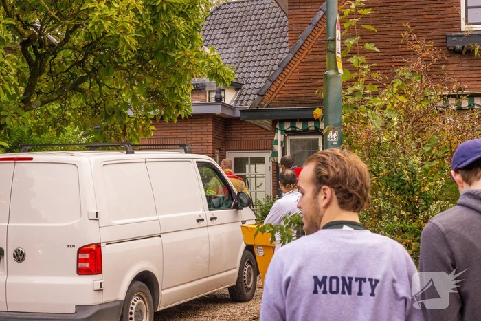 Gaslek bij werkzaamheden in woning