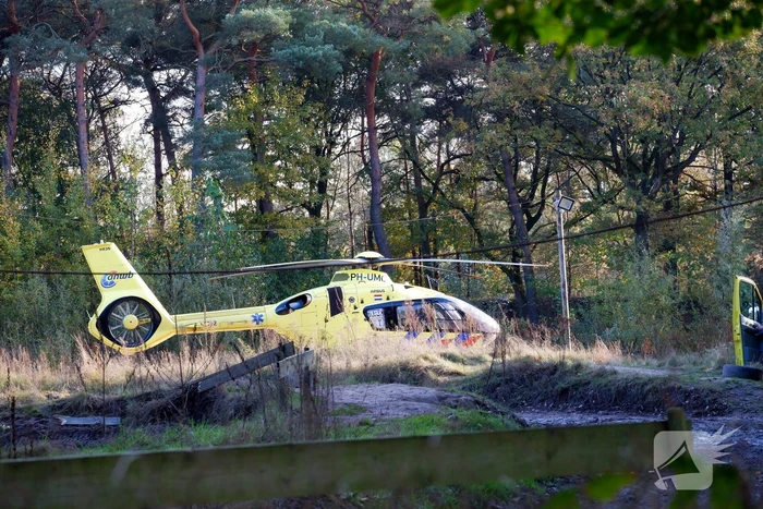 Traumahelikopter landt op terrein Fundustry