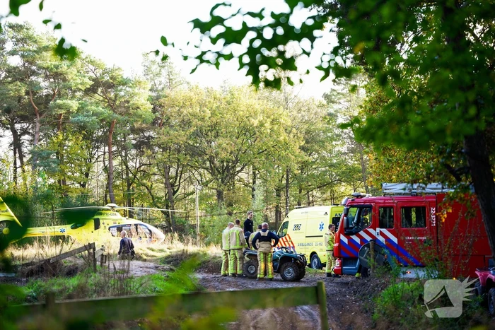 Traumahelikopter landt op terrein Fundustry