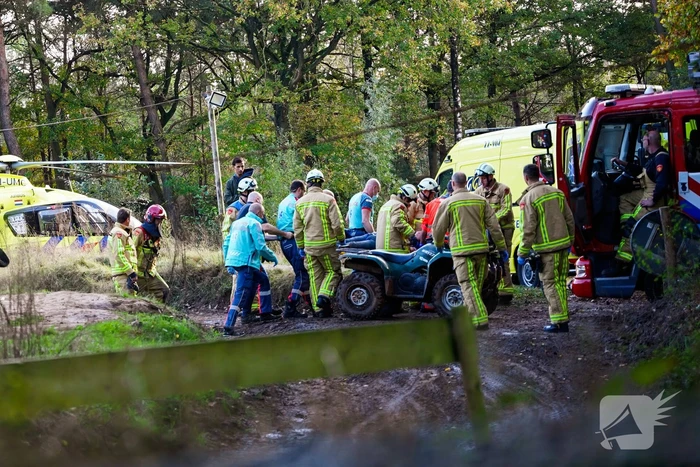 Traumahelikopter landt op terrein Fundustry